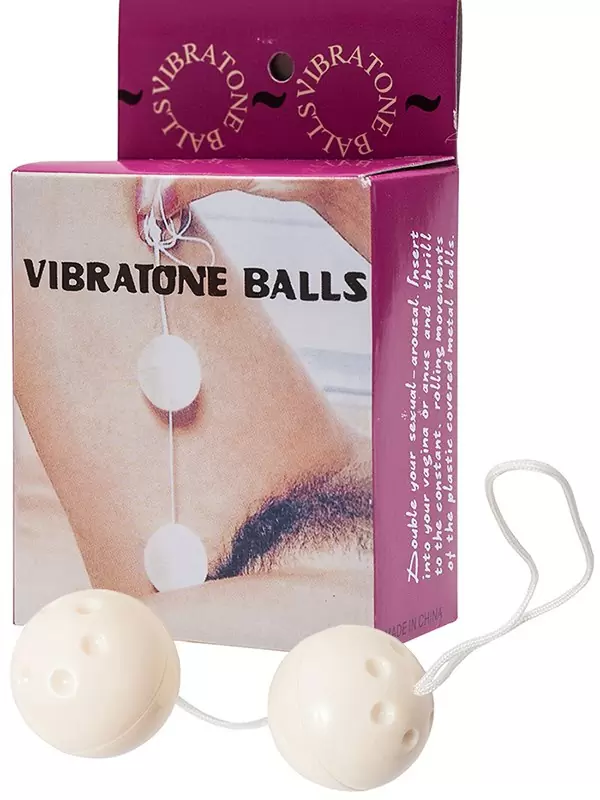 Вагинальные шарики Vibratone Balls – белые