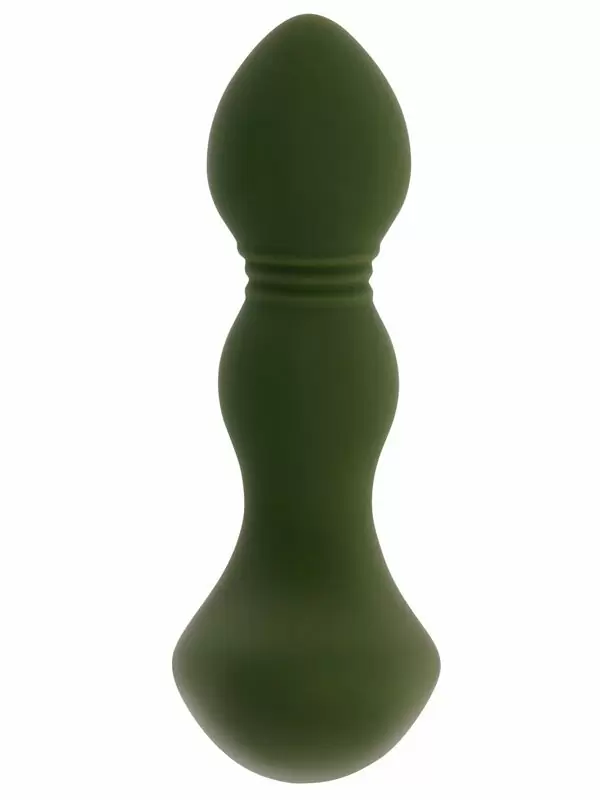 Анальная пробка Evolved Lieutenant, с вибрацией, 10 режимов, хаки