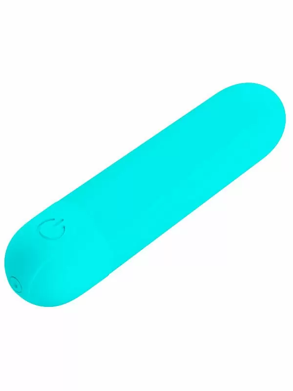 Перезаряжаемая вибропуля Baile Stefan, 10 режимов, бирюзовая