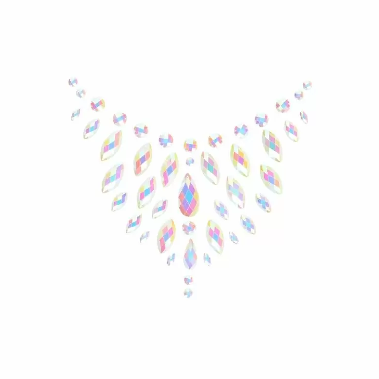 Декоративное украшение (камни) Body Jewelry Stickers— Chest, Glow in the Dark