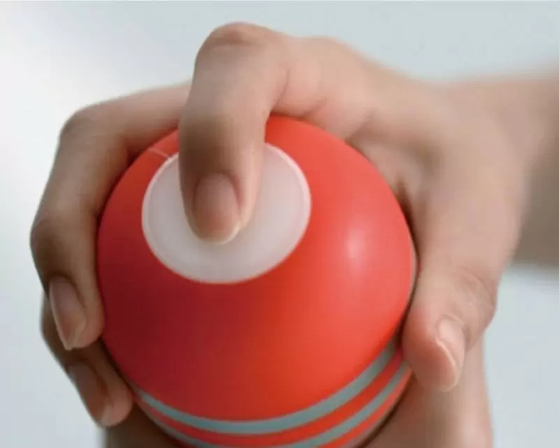 Tenga&Keith Haring мастурбатор Soft Tube - красный с белым