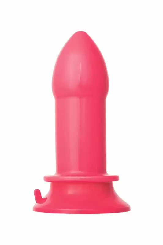 Широкая анальная втулка 14 см с вибрацией и пультом TOYFA POPO Pleasure – розовый