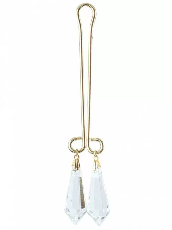 Украшение для половых губ Cleopatra Collection Clitoral Jewelry - прозрачный