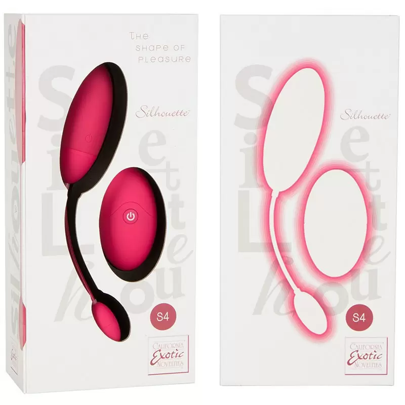 Вибро-яйцо с подогревом Silhouette S4 беспроводное – красный