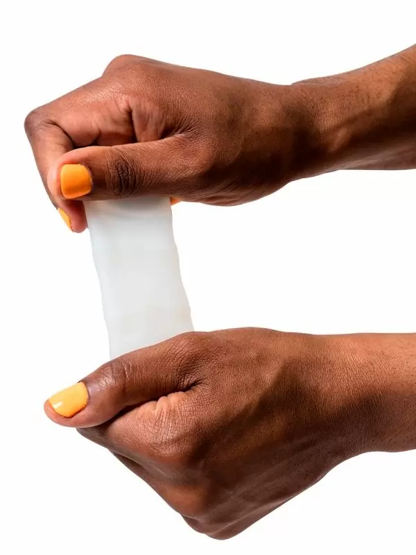 Нереалистичный мастурбатор Romp Mosh, 6,4 см, ТПЕ, прозрачный