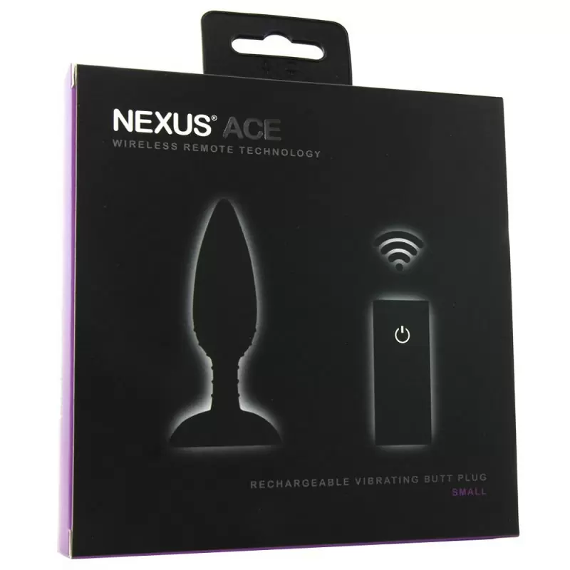 Перезаряжаемая анальная вибровтулка Nexus Ace Small - черный