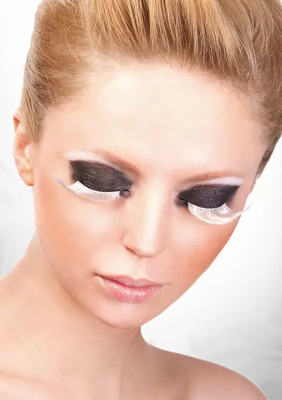 Ресницы перьевые Baci Лантана – белый