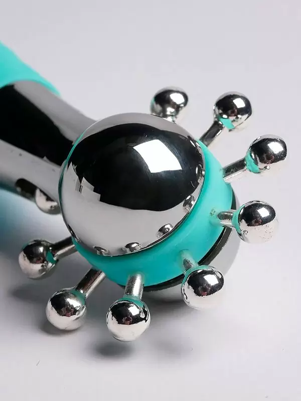 Колесо Вартенберга Youvic, 14,9 см, 13 режимов, с электростимуляцией, бирюзовый