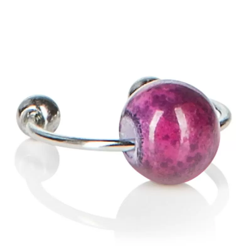 Зажимы на соски Nipple Play Nipple Clamps с цепочкой – фиолетовый