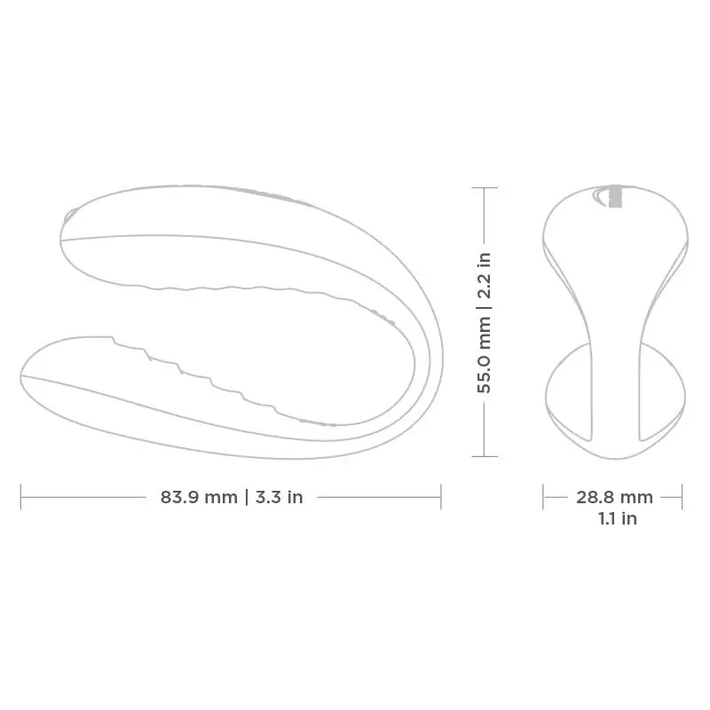 Вибромассажер для пар We-Vibe Classic – фиолетовый