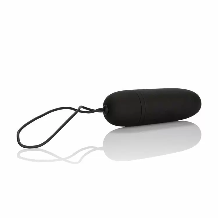 Вибропуля с дистанционным управлением Calexotics Silicone Remote Bullet – чёрный