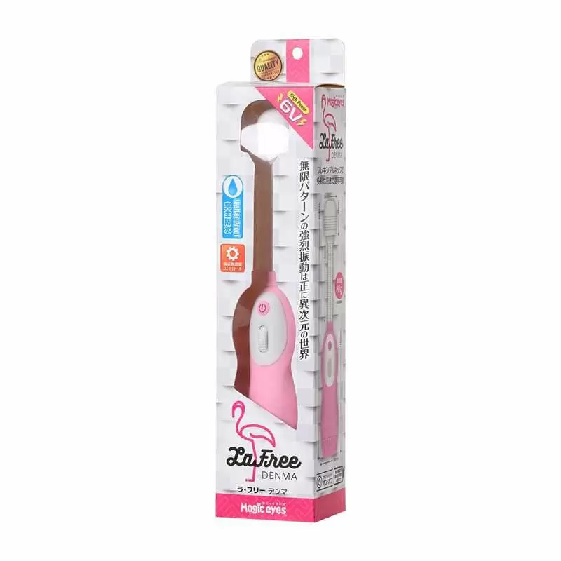 Розовый LaFree Denma Magic Eyes с функцией массажера тела, 20,4 см