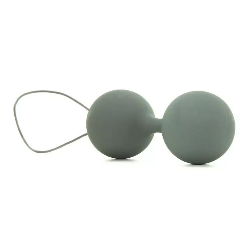 Перезаряжаемые вагинальные шарики Embrace Love Balls  – серый