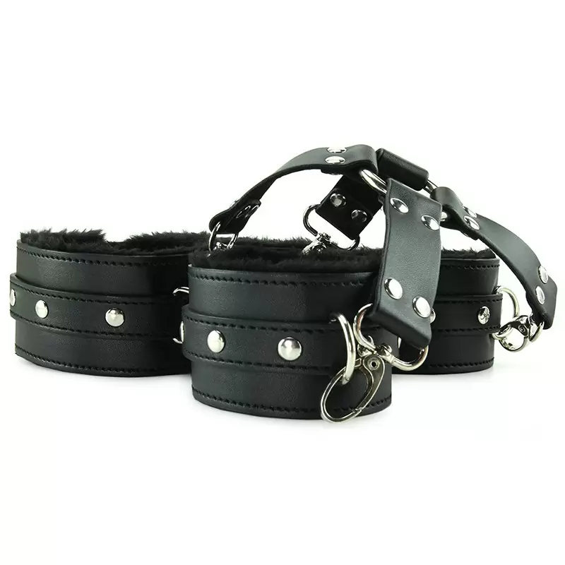 Бондаж Cumfy Hogtie крестообразный – черный	