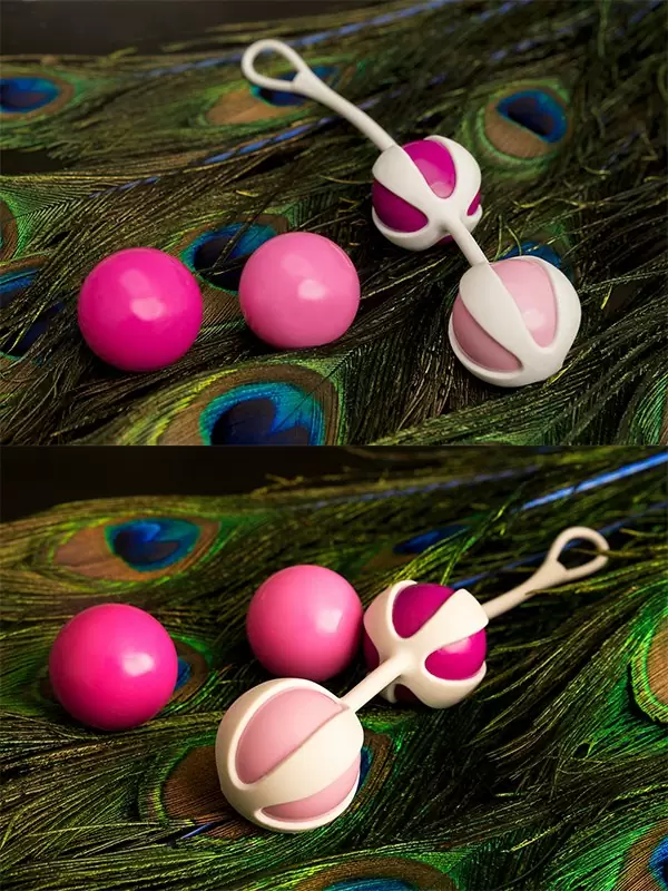 Гладкие вагинальные шарики Geisha Balls – розовый