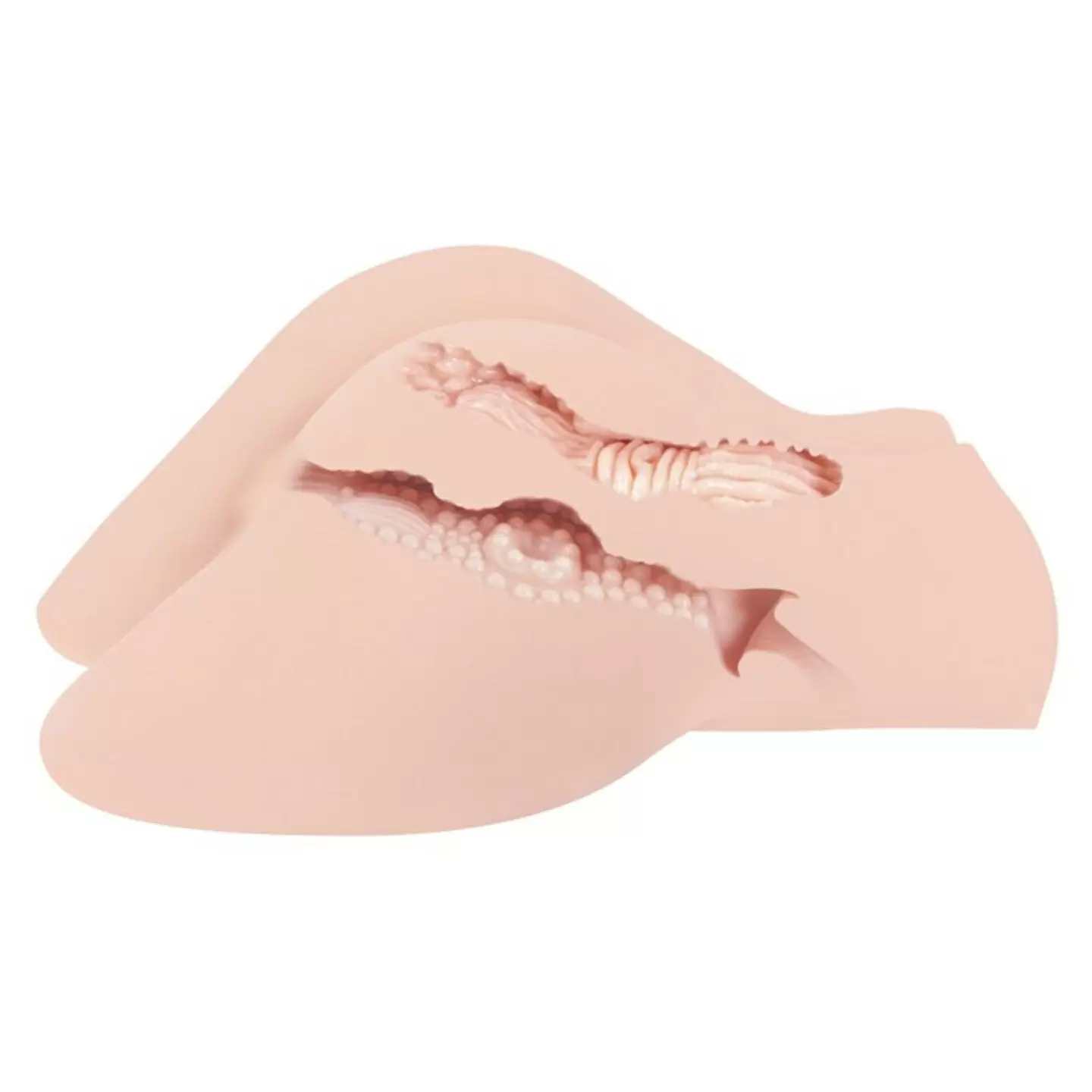 Вибромастурбатор девственная вагина и анус Hera Big Hip+ с ротацией и голосом – телесный