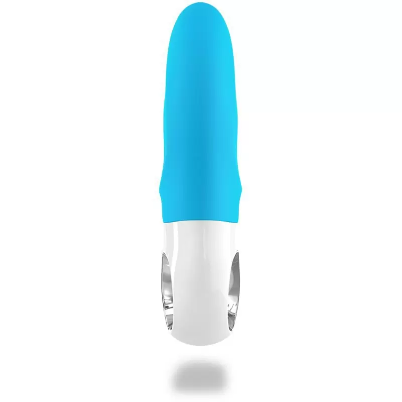 Водонепроницаемый вибратор Fun Factory Miss Bi, 17 см, 6 режимов, голубой