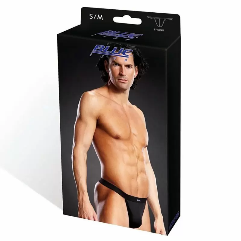 Черные мужские тонги BlueLine - S/M