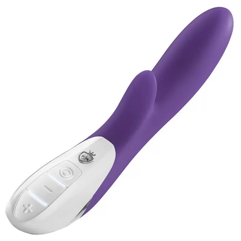 Вибромассажер Danny Divido со стимуляцией клитора – фиолетовый