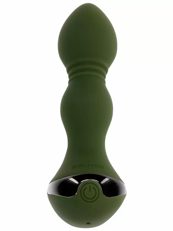 Анальная пробка Evolved Lieutenant, с вибрацией, 10 режимов, хаки