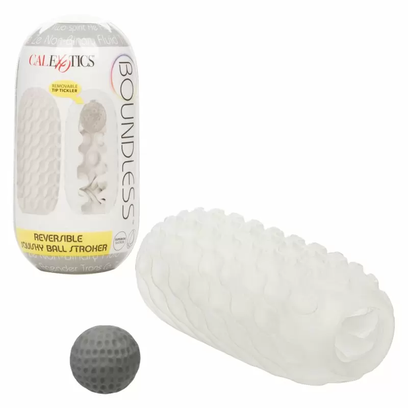 Мастурбатор для мужчин BOUNDLESS REV SQSHY BALL, со стимулирующим шариком