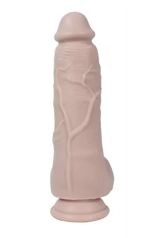 Реалистичный фаллоимитатор с мошонкой Real Man на присоске 21 х 4,5 см – телесный