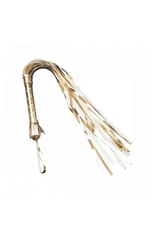 Флоггер из искусственной кожи Sitabella – золотой