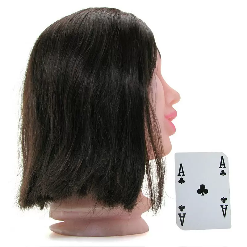 Мастурбатор Fuck My Face на присоске – брюнетка