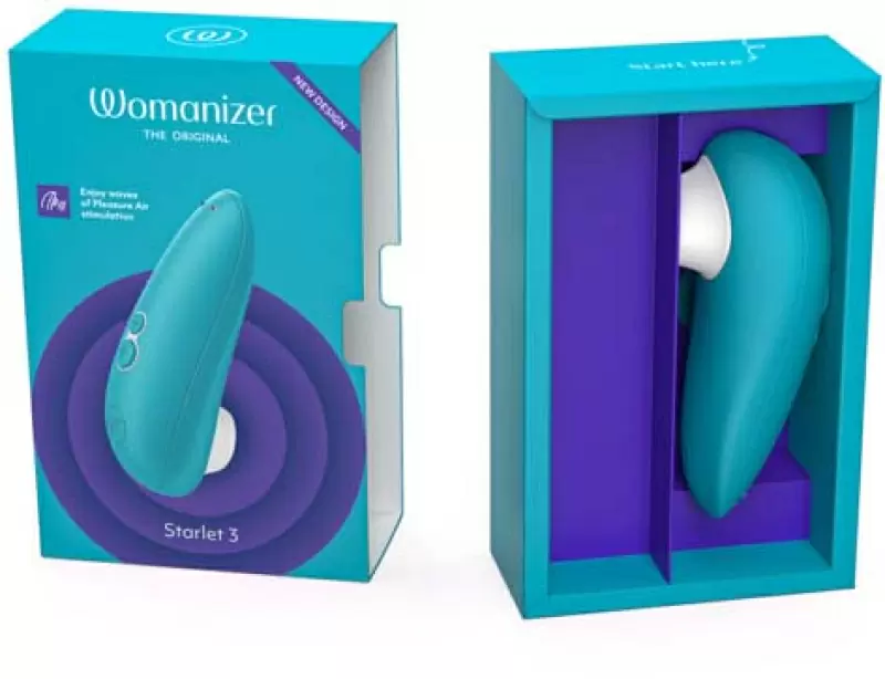 Вакуумный стимулятор клитора Womanizer Starlet 3, технология Pleasure Air, 6 скоростей, бирюзовый 