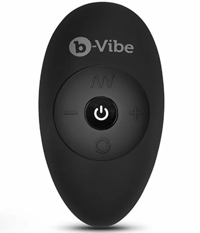 Мощный стимулятор простаты b-Vibe 360 PLUG, с вращением, с пультом Д/У, 13 см