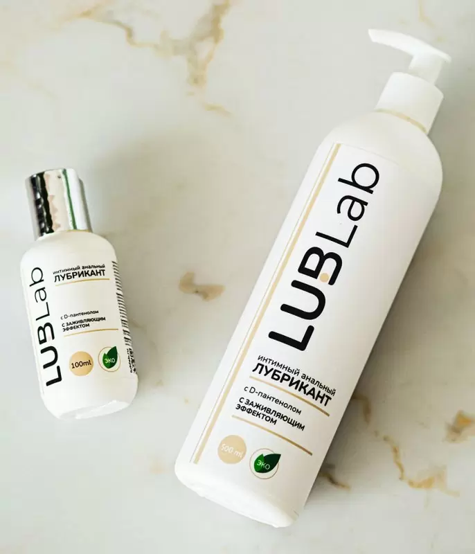 Анальный заживляющий лубрикант LUBLab, с D-пантенолом, 500 мл
