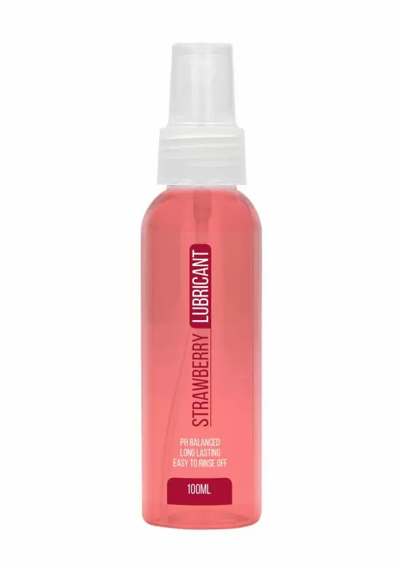 Ароматический лубрикант Strawberry Lubricant, клубничный, 100 мл