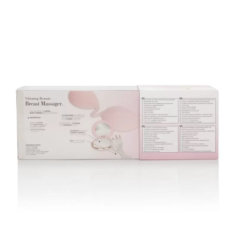 Массажер для груди Inspire Breast Massager с вибрацией – розовый