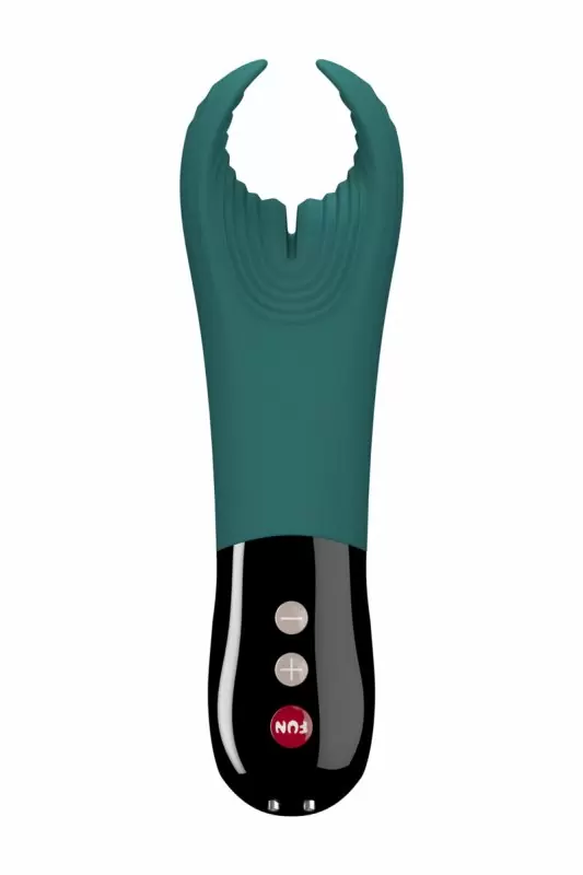 Вибромастурбатор Manta от Fun Factory, силикон, зеленый, 16 см