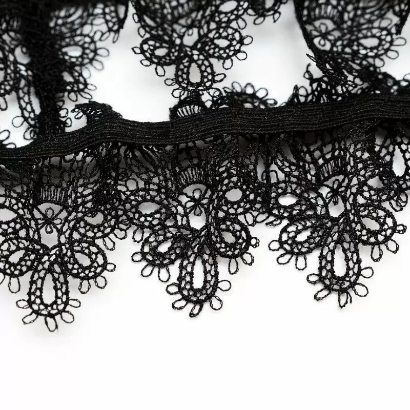Черная подвязка из кружева ручной работы Dolce Piccante Delicati pizza - S/M