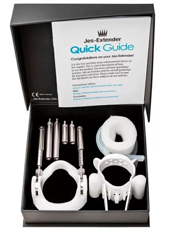 Комплект для увеличения пениса Jes Extender Light, белый