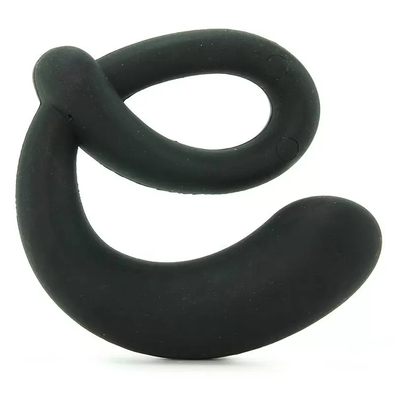 Электростимулятор простаты Curving Curt гибкий – черный	