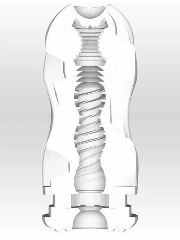 Нереалистичный мастурбатор Tenga Original Vacuum Cup Gentle Ultra size, 17,8 см, ТПЭ, белый