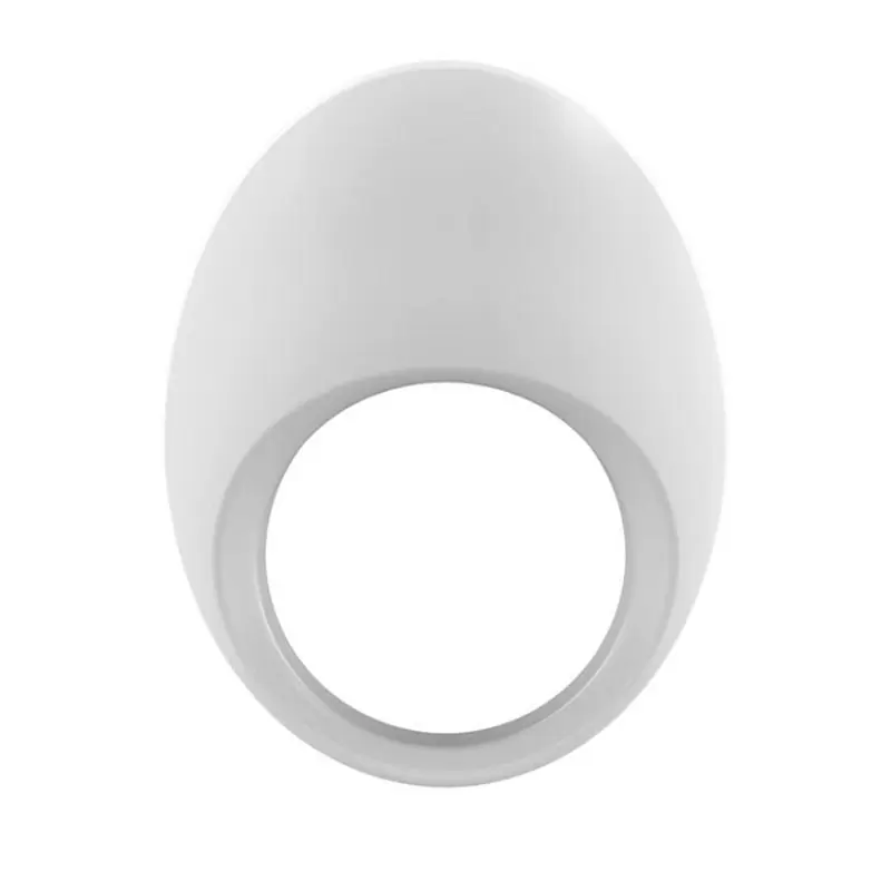 Эрекционное кольцо Ovo  B11 с вибрацией – белый