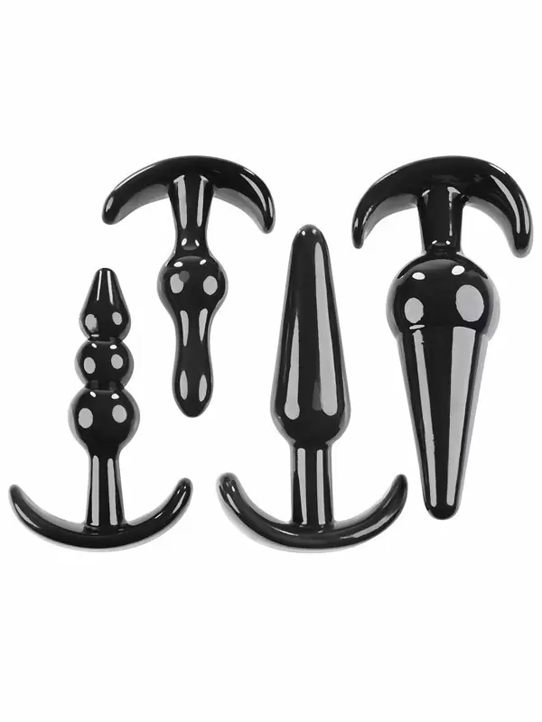 Набор анальных пробок для новичков Evolved Selopa , с анатомическим контуром, 4 размера