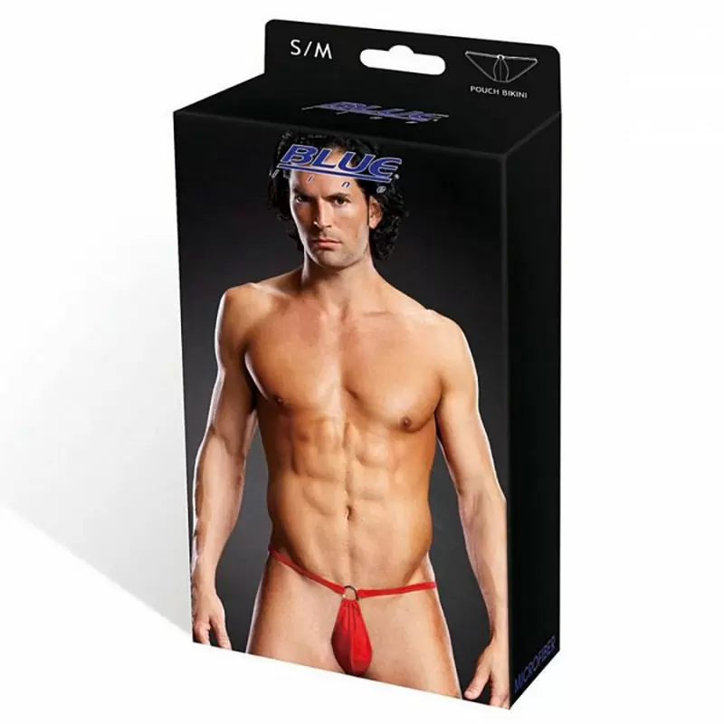 Сексуальные мужские Pouch-бикини BlueLine красные – S/M