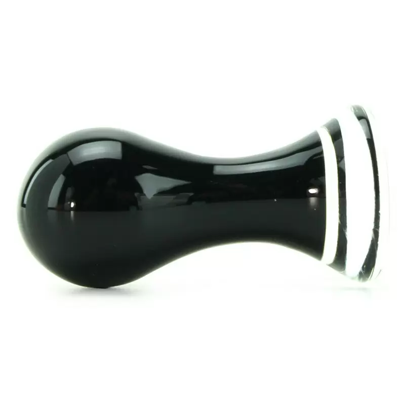 Анальный стимулятор Crystal Pops Small из стекла – черный