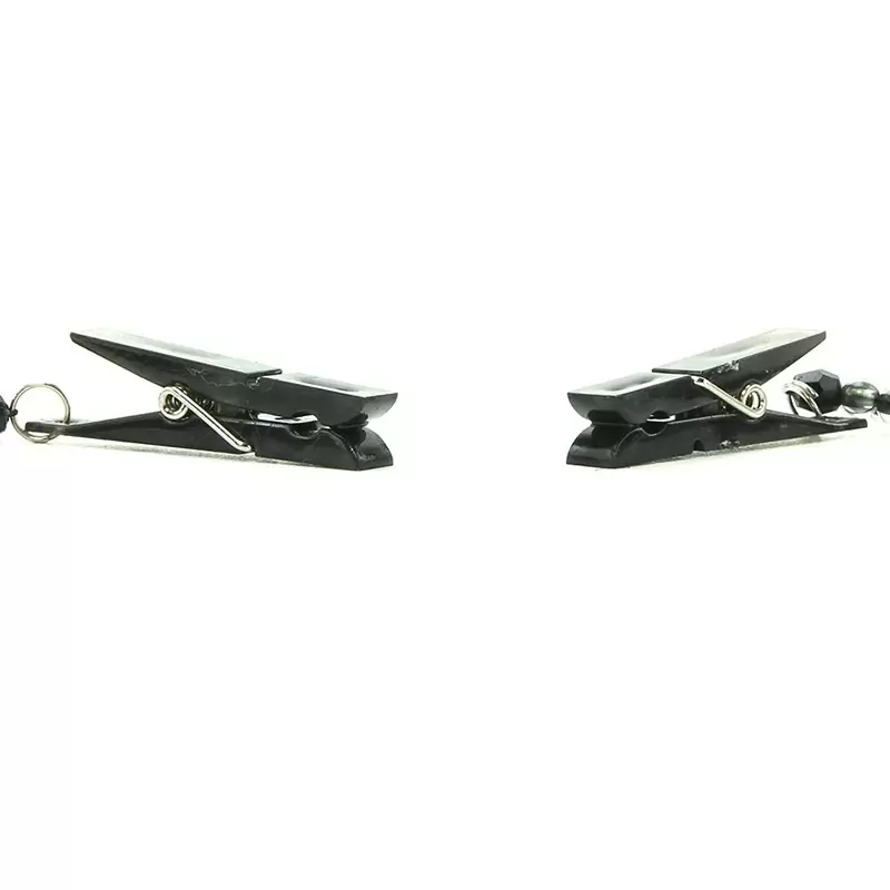 Зажимы для сосков Fancy Feather Clamps с перьями – черные	