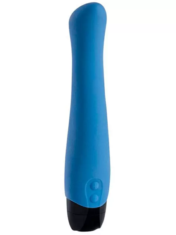 Вибратор Fun Factory Gigolino с изогнутой головкой, 20,5 см, силикон, голубой