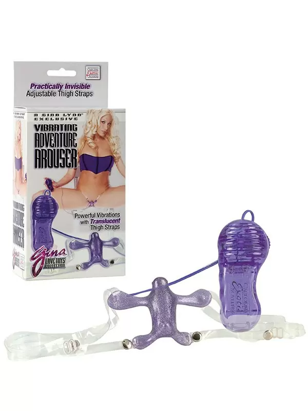 Стимулятор клитора на ремнях Gina Lynn's Vibrating Adventure Arouser