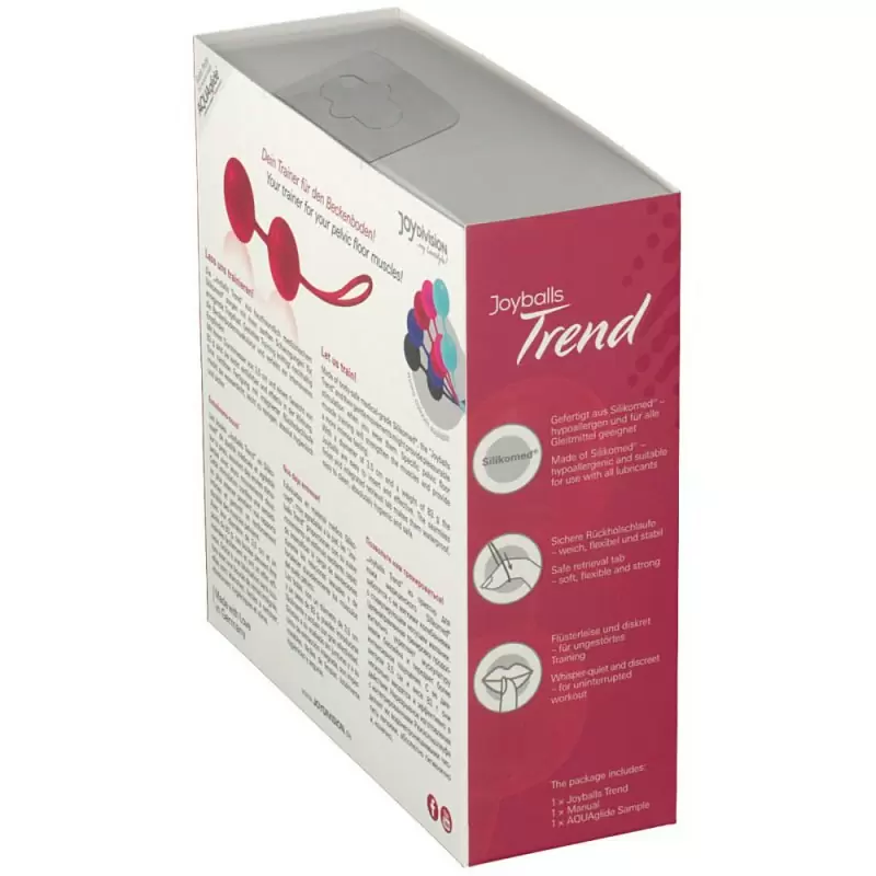 Вагинальные шарики Joyballs Trend со смещенным центром тяжести – красный