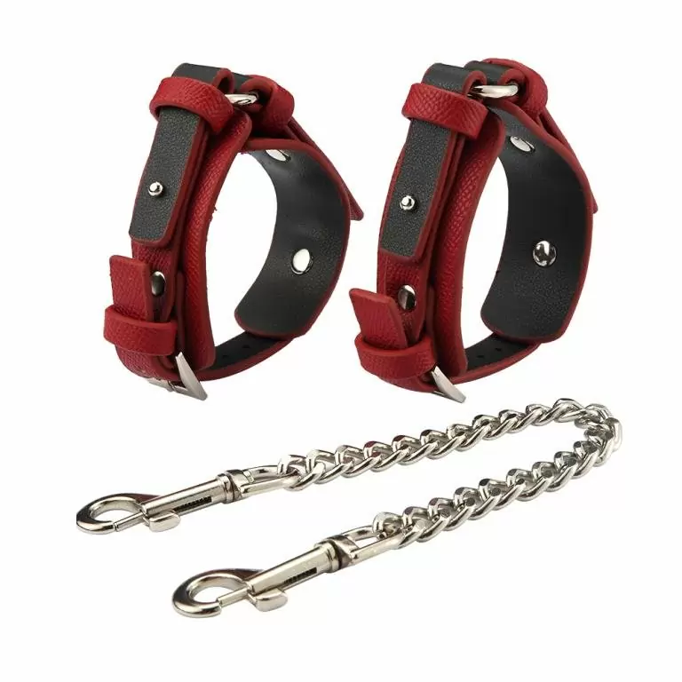 Новогодний набор для БДСМ игр (9 предметов) в кожанной сумке