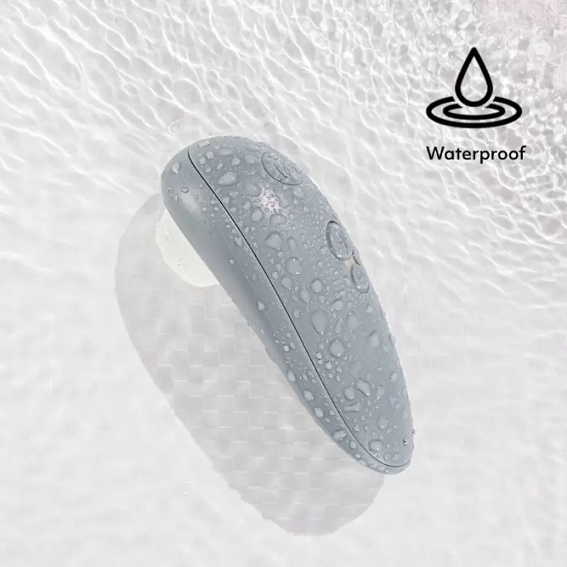 Вакуумный стимулятор клитора Womanizer Starlet 3, технология Pleasure Air, 6 скоростей, серый