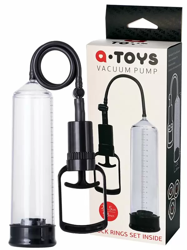 Вакуумная помпа для пениса TOYFA A-Toys – черный