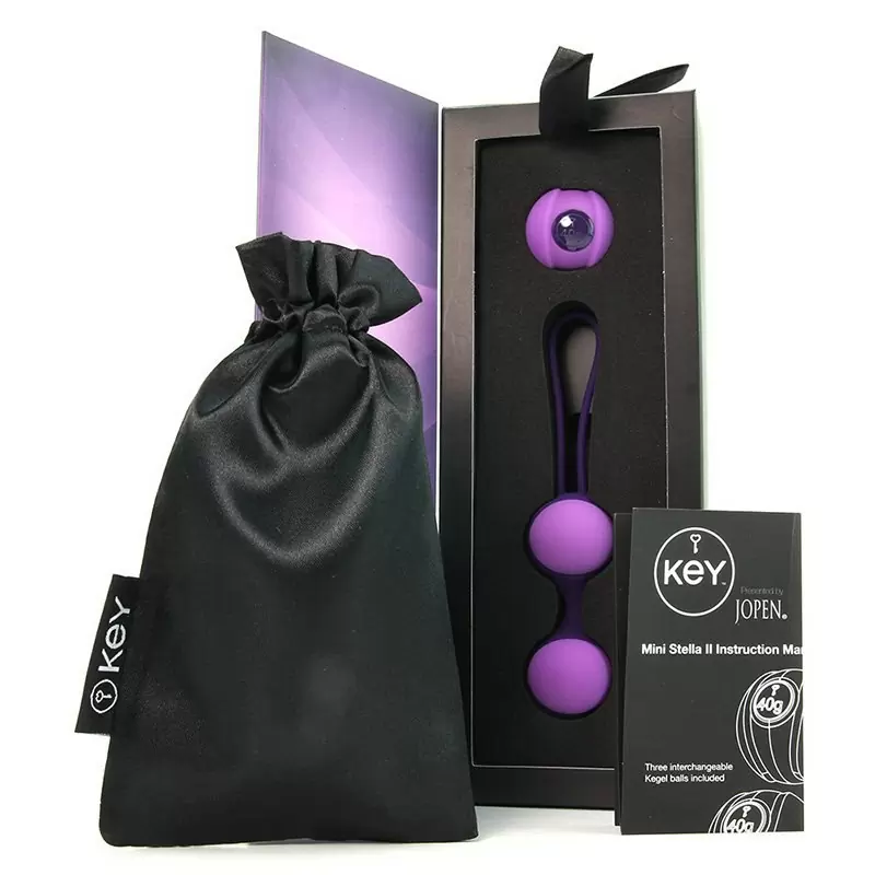 Вагинальные шарики Mini Stella II со сменным грузом – лавандовый
